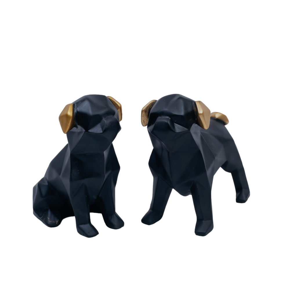 Geometric Dog Pair - Set of 2 Dekspace