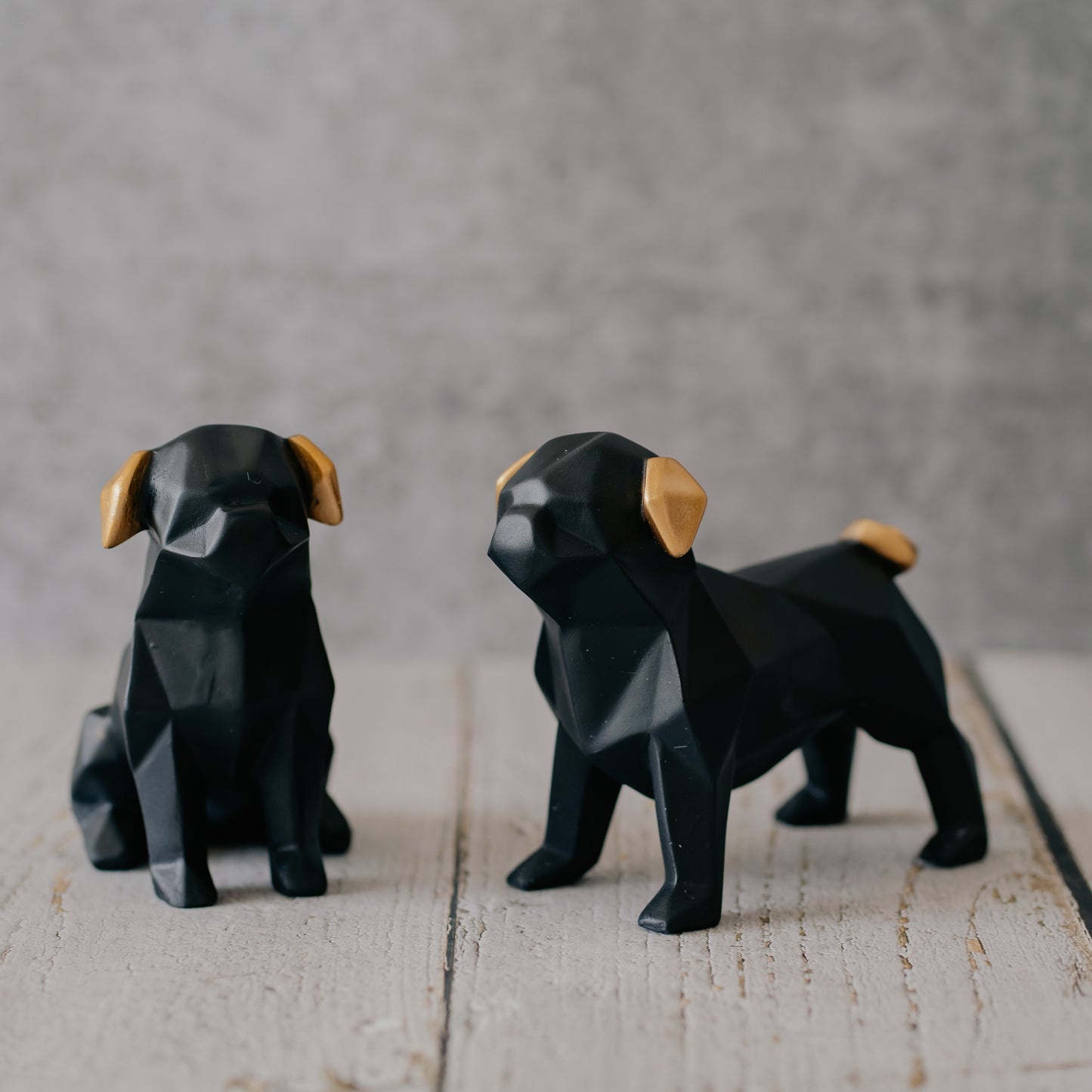 Geometric Dog Pair - Set of 2 Dekspace